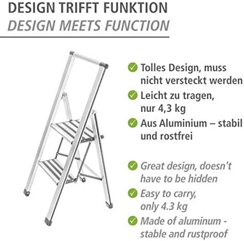 Haushaltsleiter, Weiss, 2 Stufen