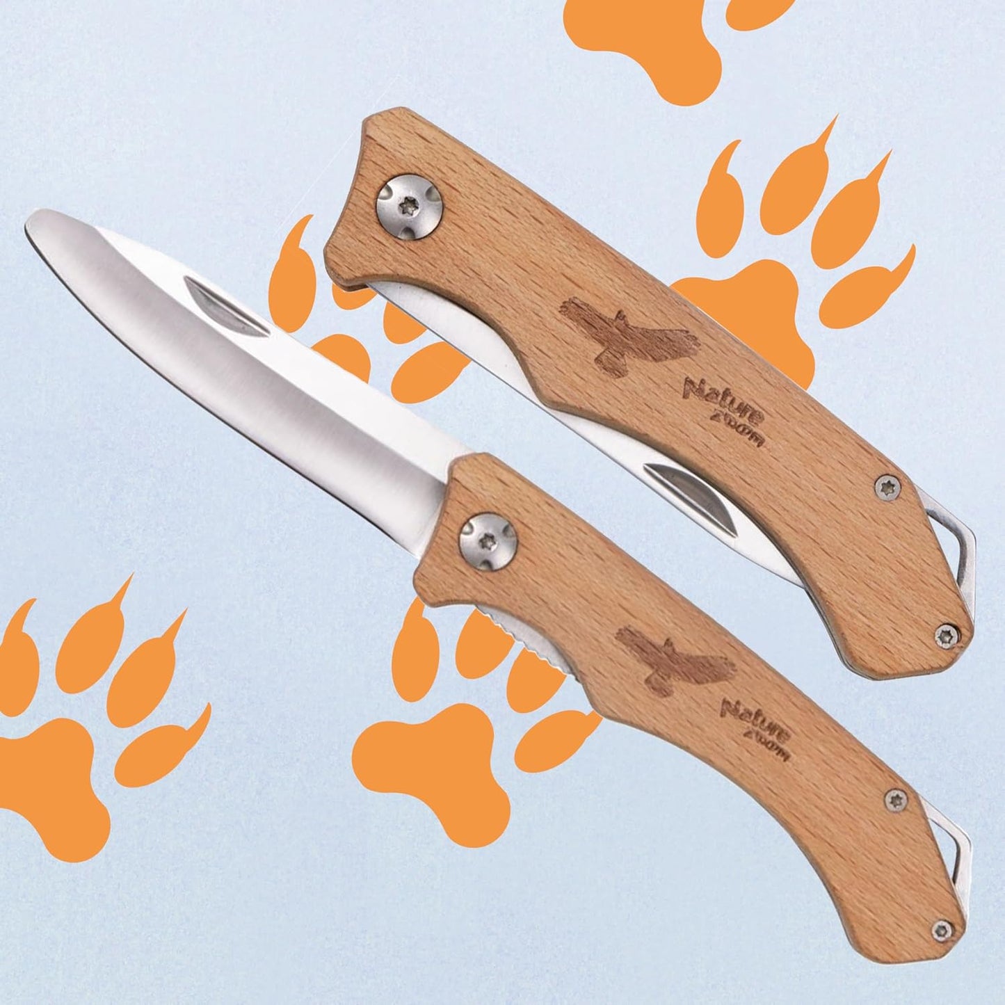 Taschenmesser-Set für Kinder mit Schnitzanleitung