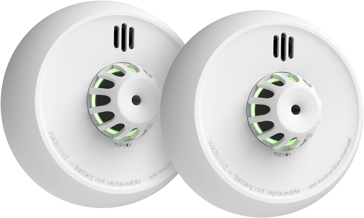 Funkvernetzter Hitzemelder-Set XH02-M, 2x Wärmemelder