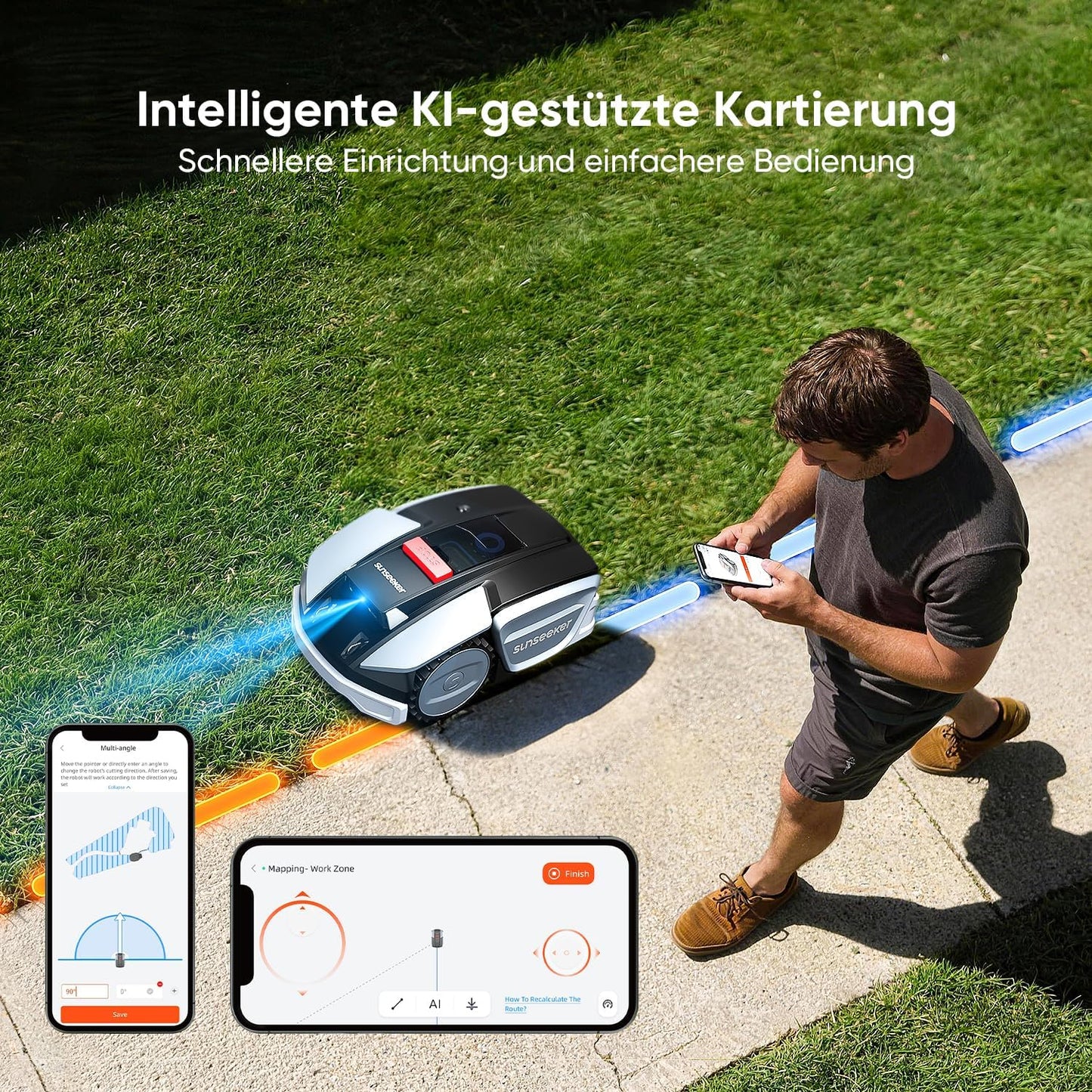 S3 Mähroboter ohne Begrenzungskabel, S3