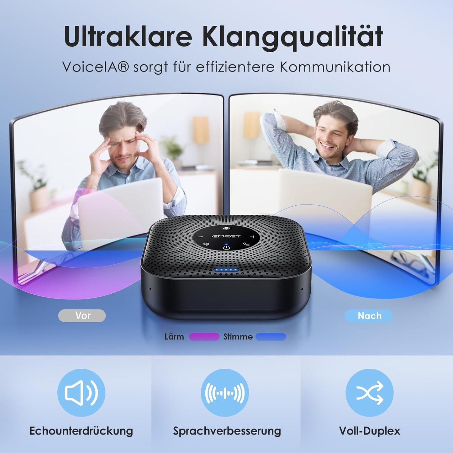 Konferenzlautsprecher M0 Plus mit AI Mikrofonen, M0 Plus