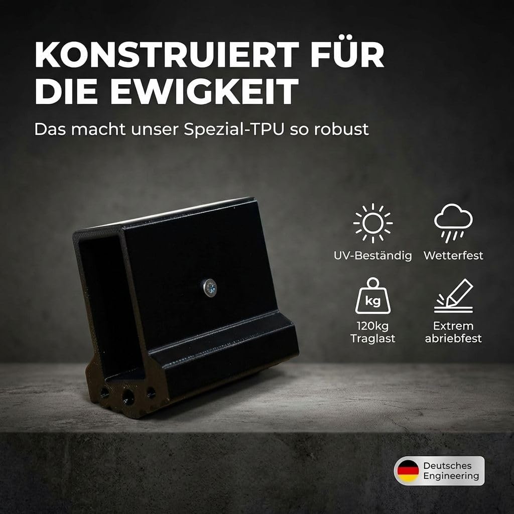Leiterfüsse für Aluleitern, 2 Stück, 2x 50x22