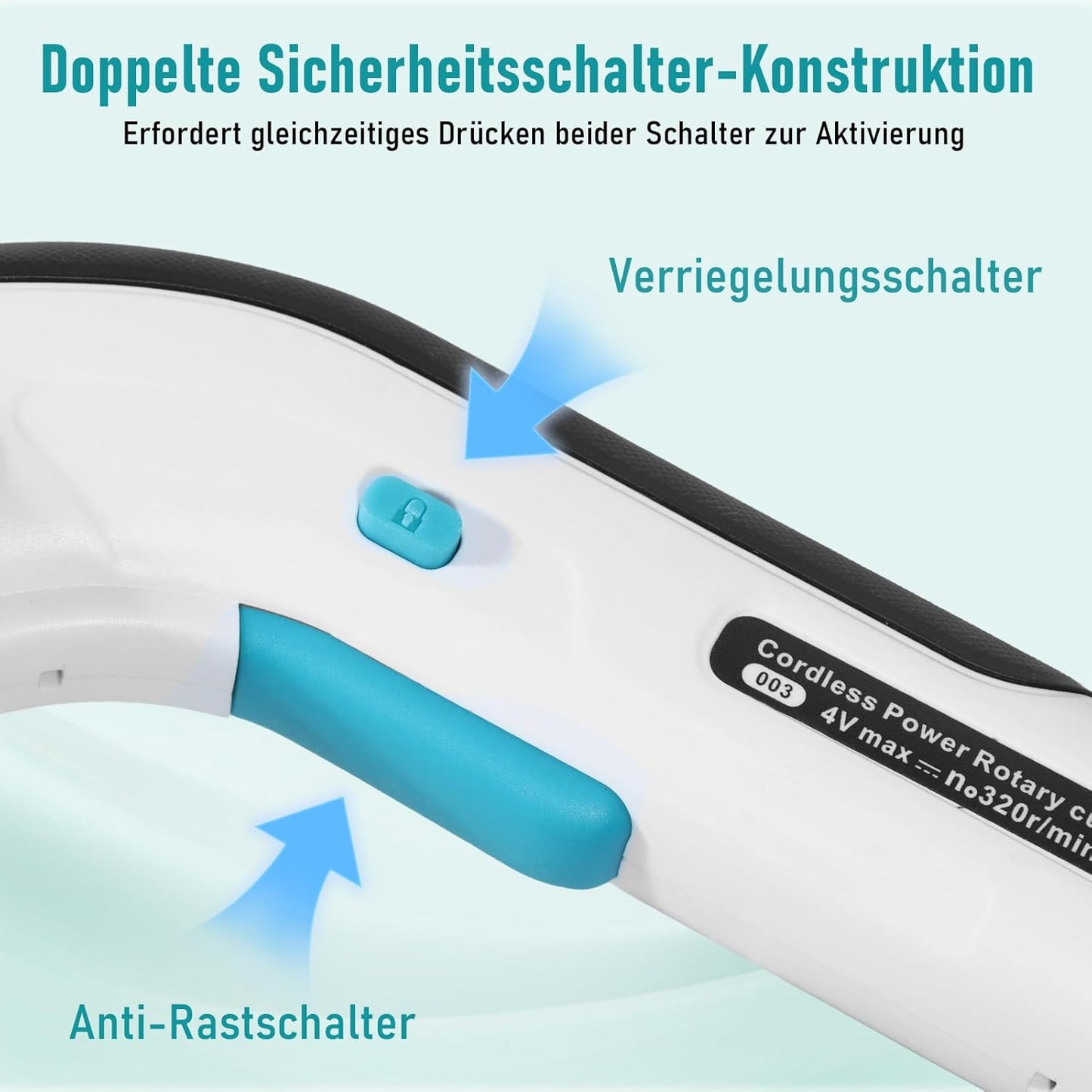 Elektrische Kartonschneider mit Akku und Rollklingen