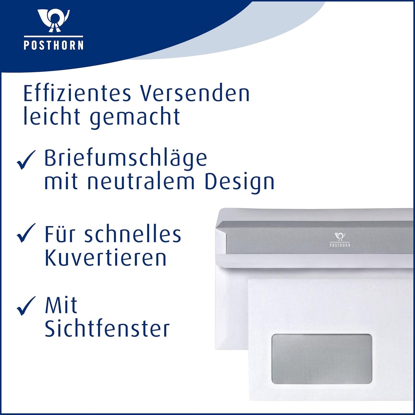 Briefumschläge mit Fenster