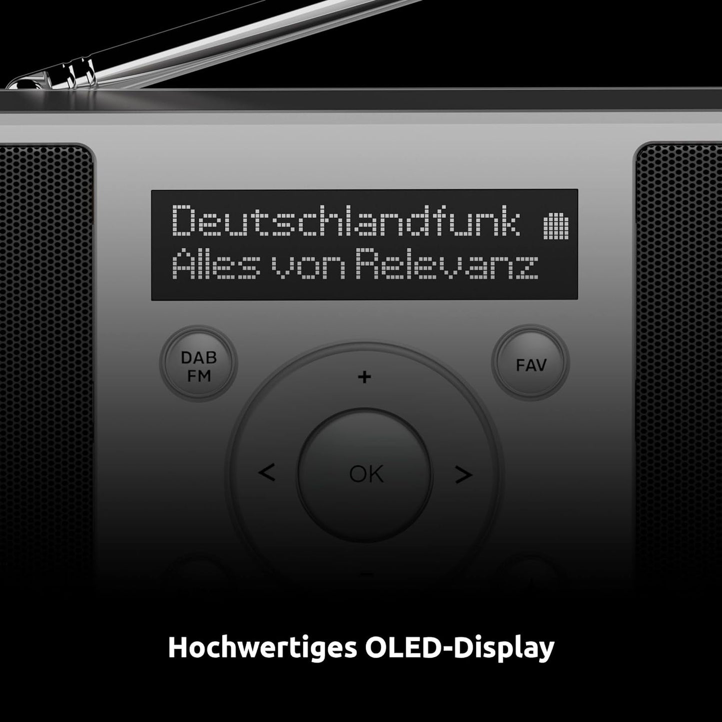 DIGITRADIO 1 S, Schwarz/Silber DIGITRADIO 1, Stereo