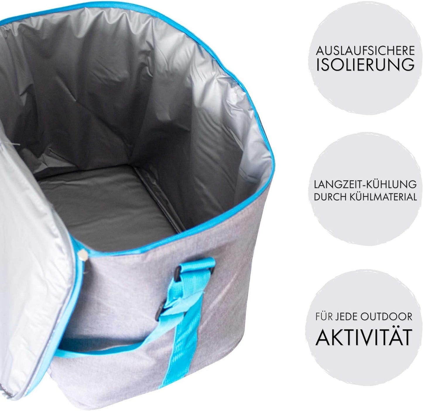 Kühltasche, Dunkelgrau