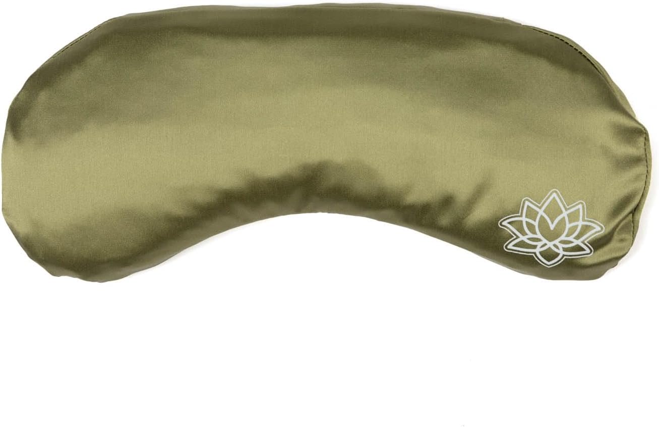 Augenkissen mit Lavendel-Leinsamen-Füllung, 1 stück (1er Pack) Hellgrün
