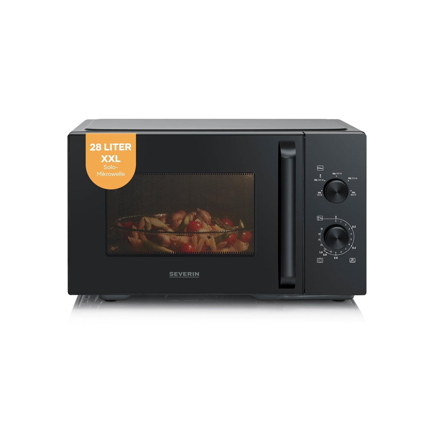 Mikrowelle MW7796, 28L, 900W, Solo XXL, 28L, Schwarz