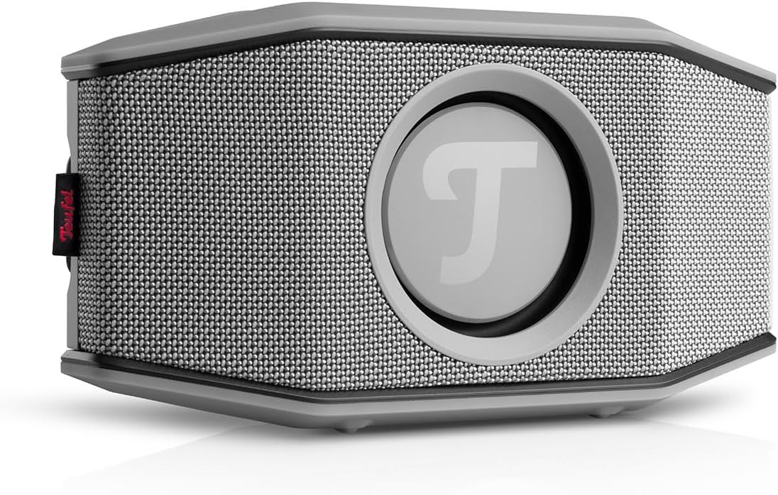 ROCKSTER GO 2 - Bluetooth-Lautsprecher, Grau-Schwarz