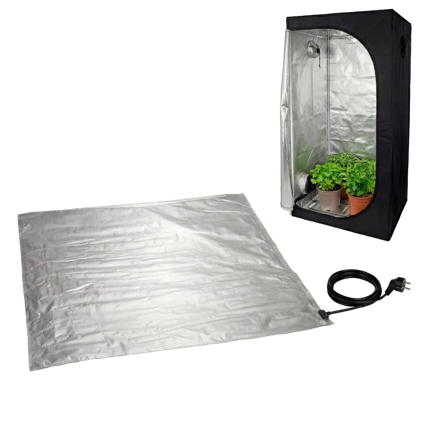 SkinnyHeat Heizmatte, SkinnyHeat 95 × 95 cm | 135W