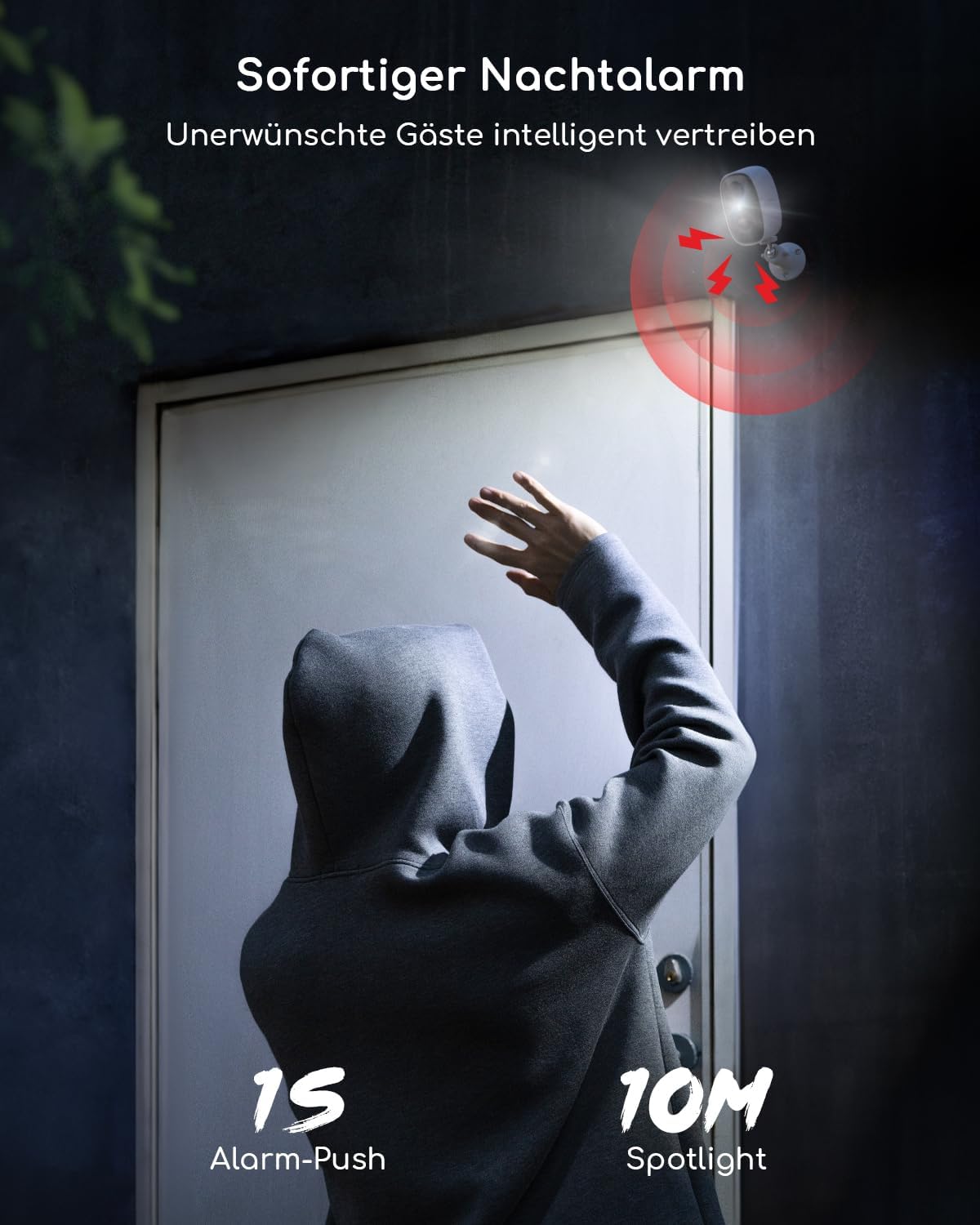 Überwachungskamera WLAN, Weiss