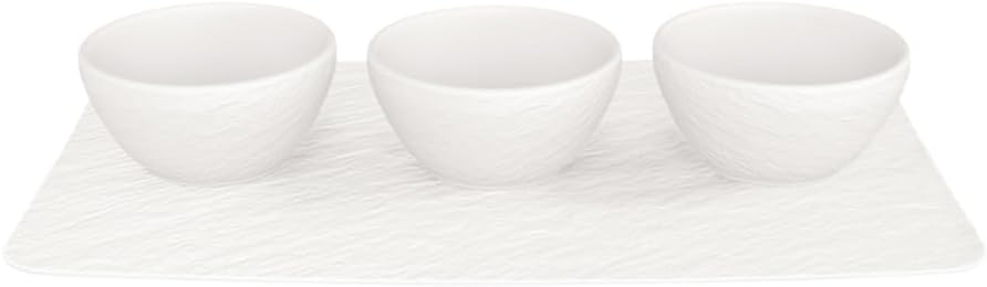 4-teiliges Set Dipschälchen-Set, Weiss Dip Schale | 4-tlg.