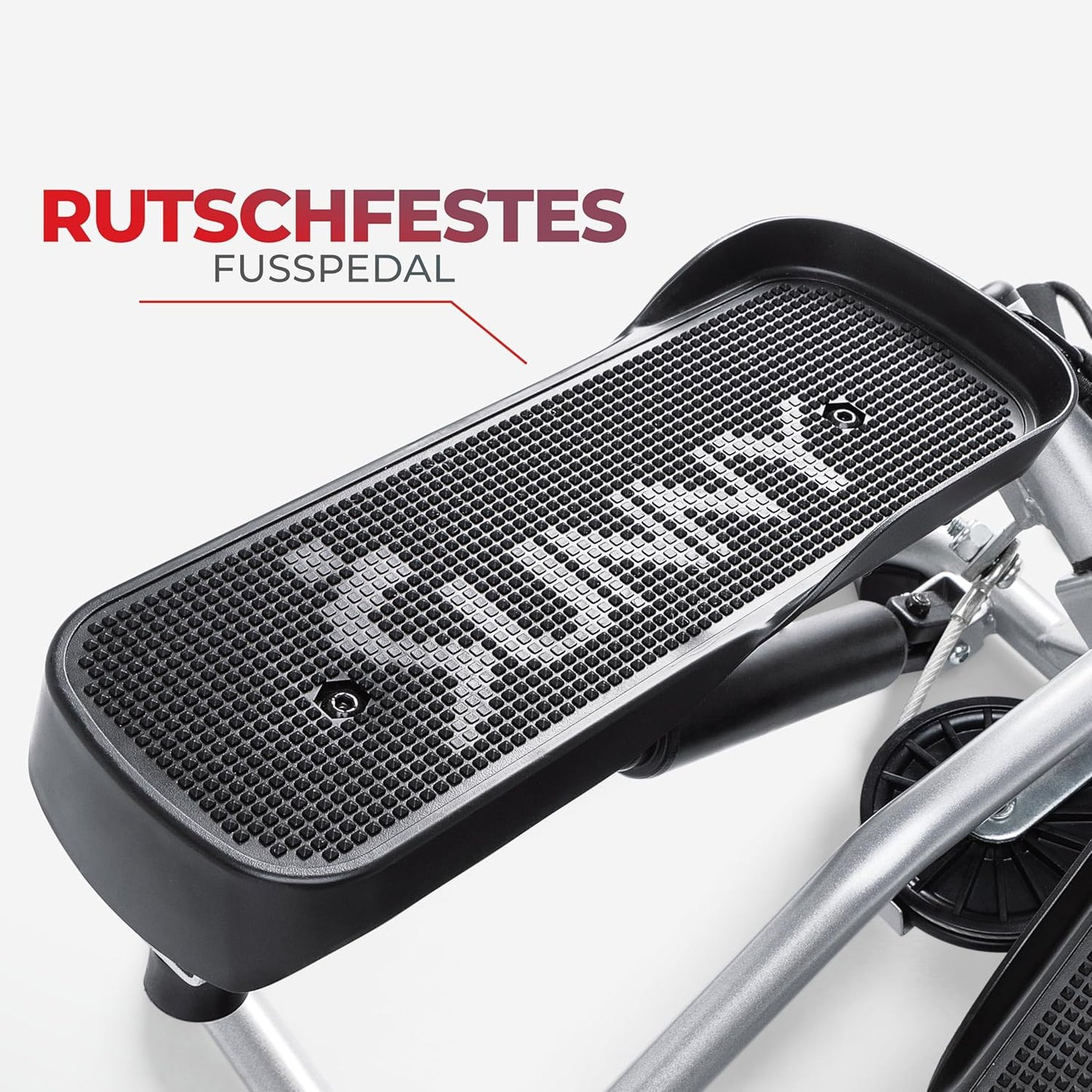 Mini-Stepper mit Widerstandsbändern und Twist-Funktion, 04 Der Twist
