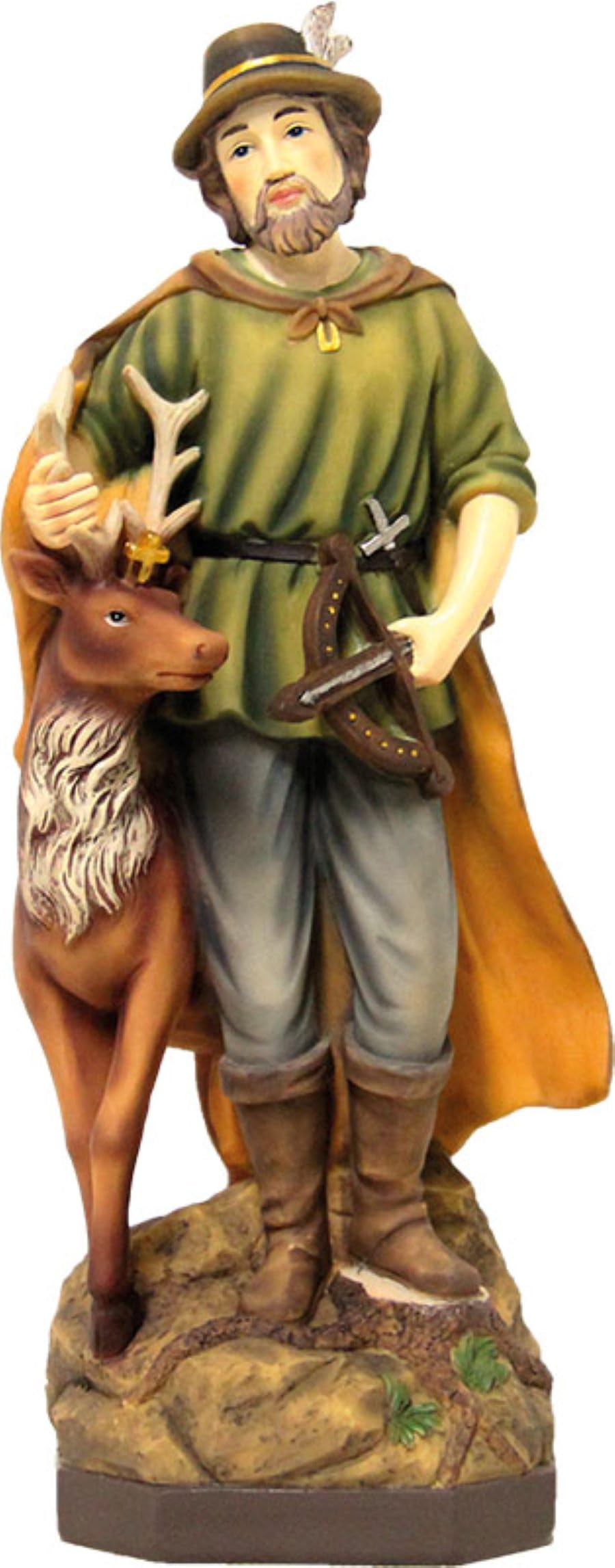Krippenfigur - Heiliger Hubertus