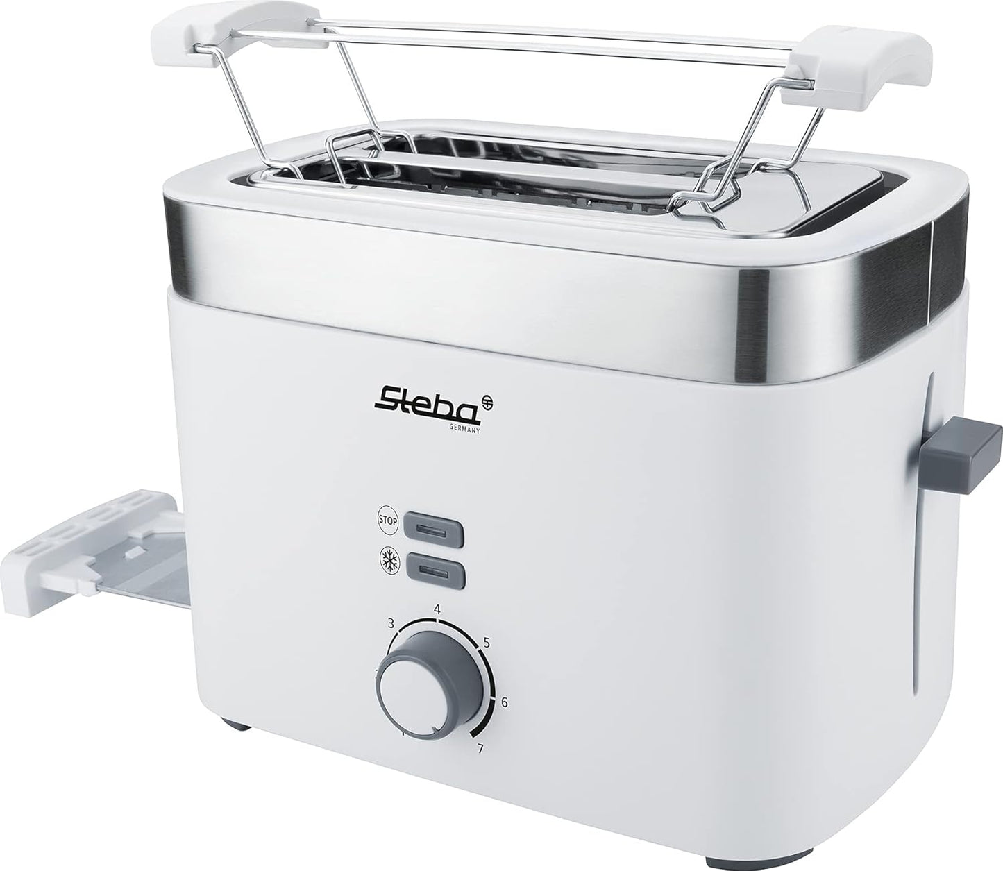 Doppel-Schlitztoaster mit 7 Bräunungsstufen