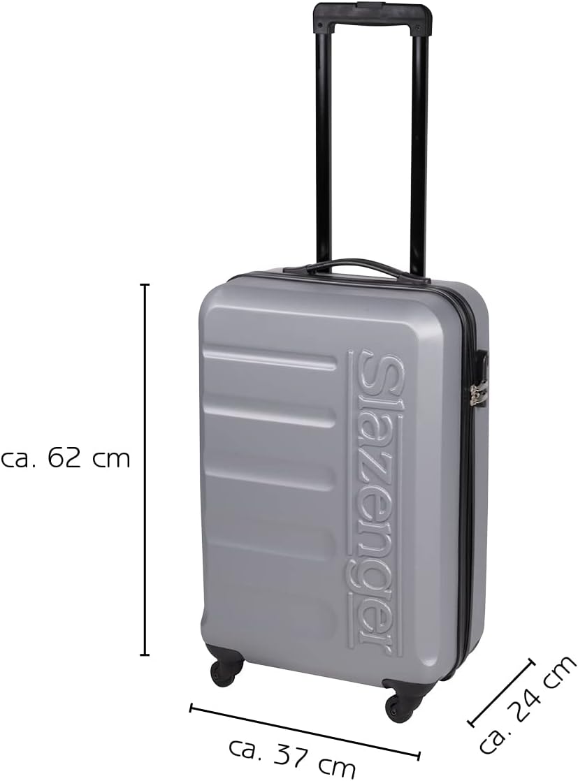 Trolley Set 18/22/26" ABS 3pcs, 3-Teilig Grau Grau