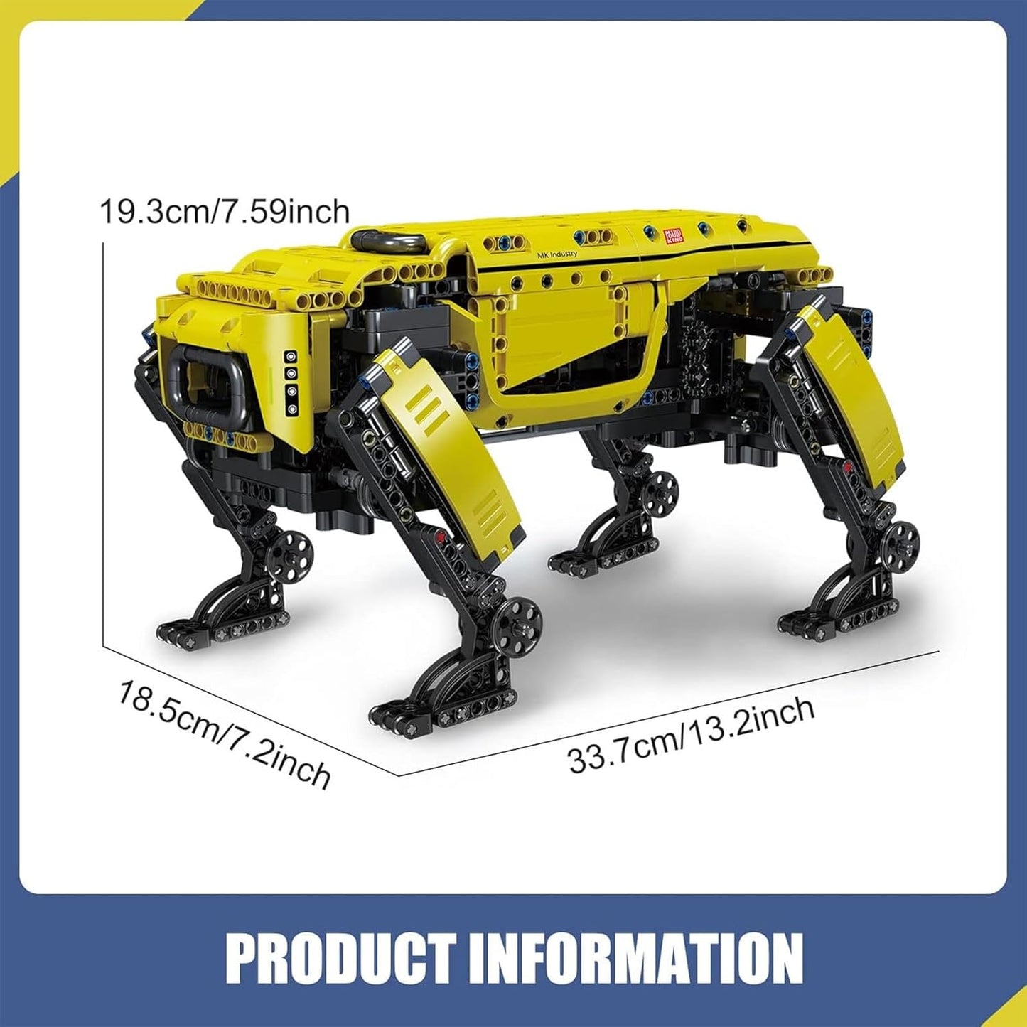 Roboter-Hundebausatz mit Fernbedienung, 15066