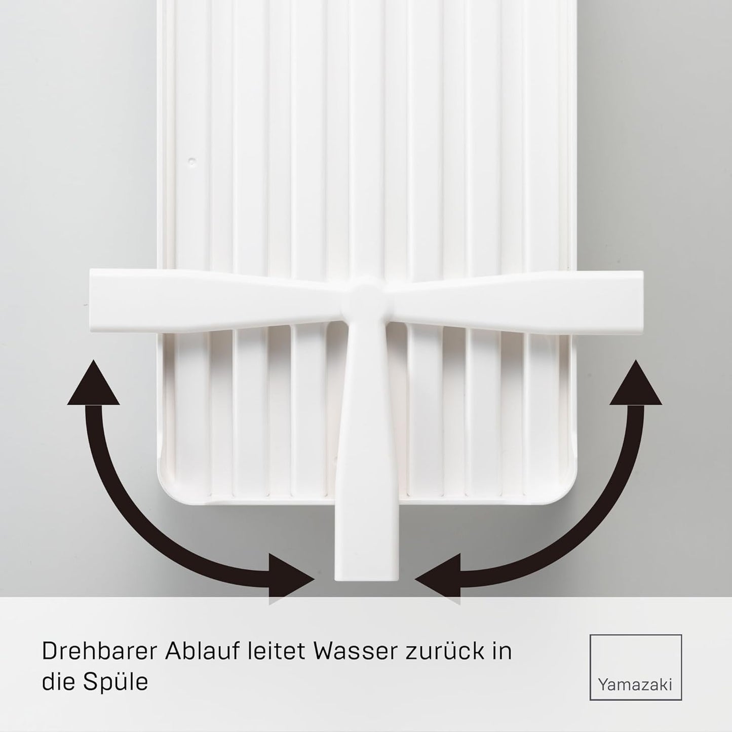 Tower Abtropfgestell, minimalistisches Design, Weiss