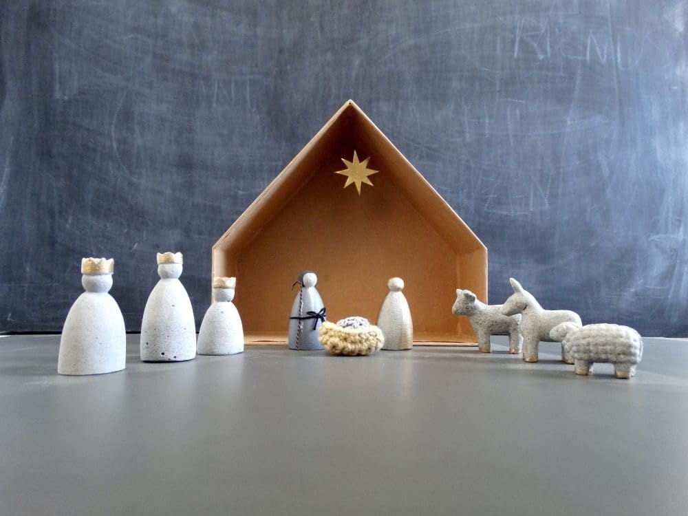 Weihnachtskrippen-Set klein