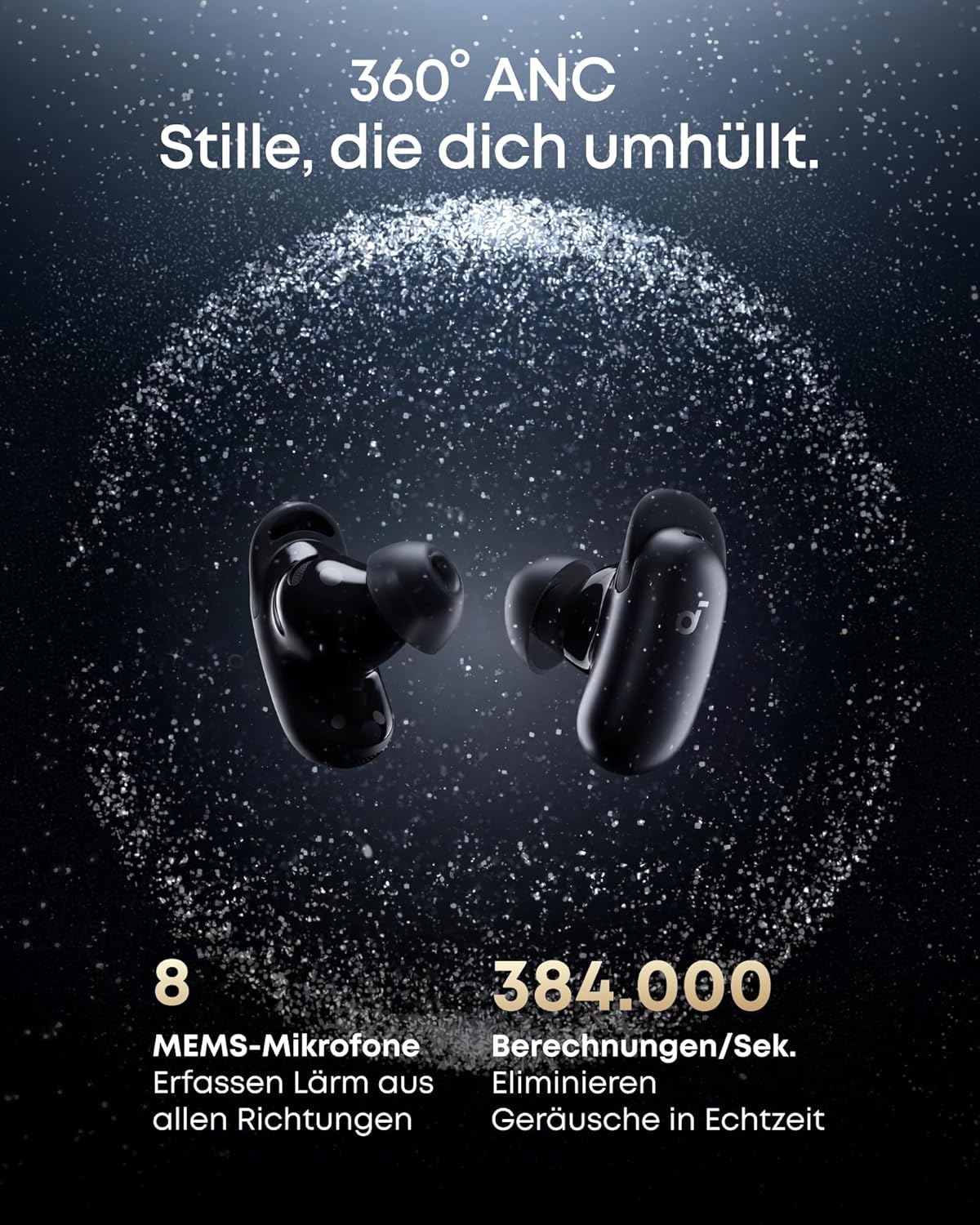 Liberty 5 Pro Noise Cancelling Kopfhörer, Space Schwarz