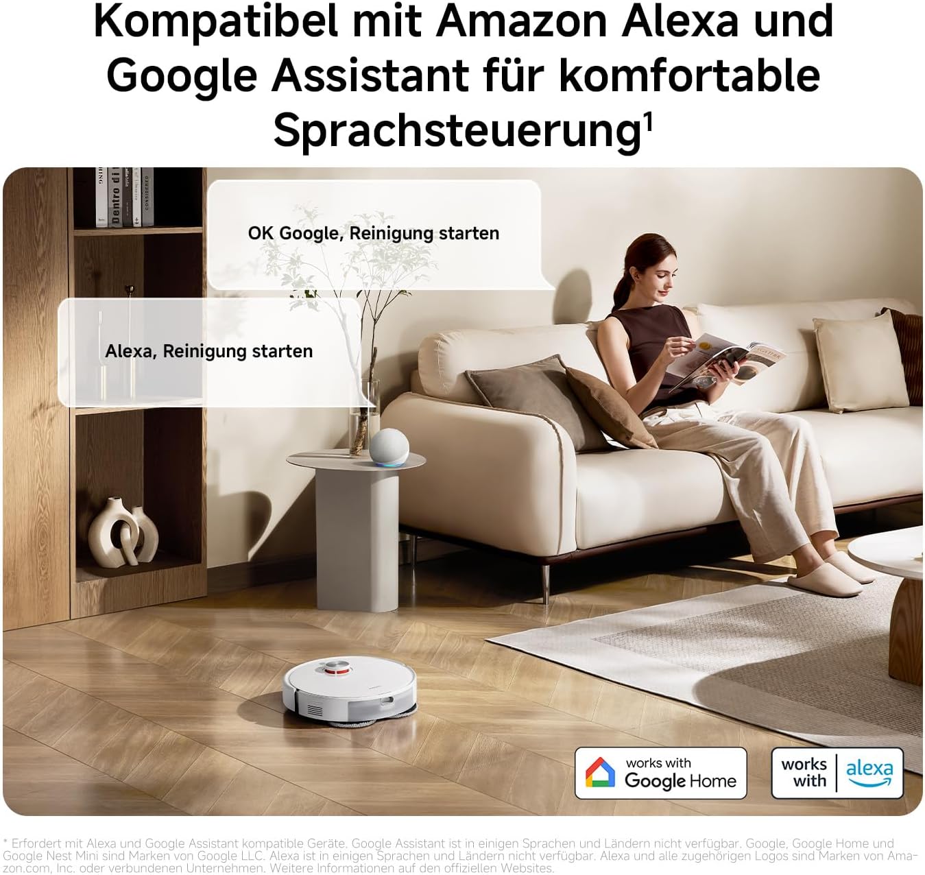 Vacuum S40 Pro Roboterstaubsauger mit Moppfunktion