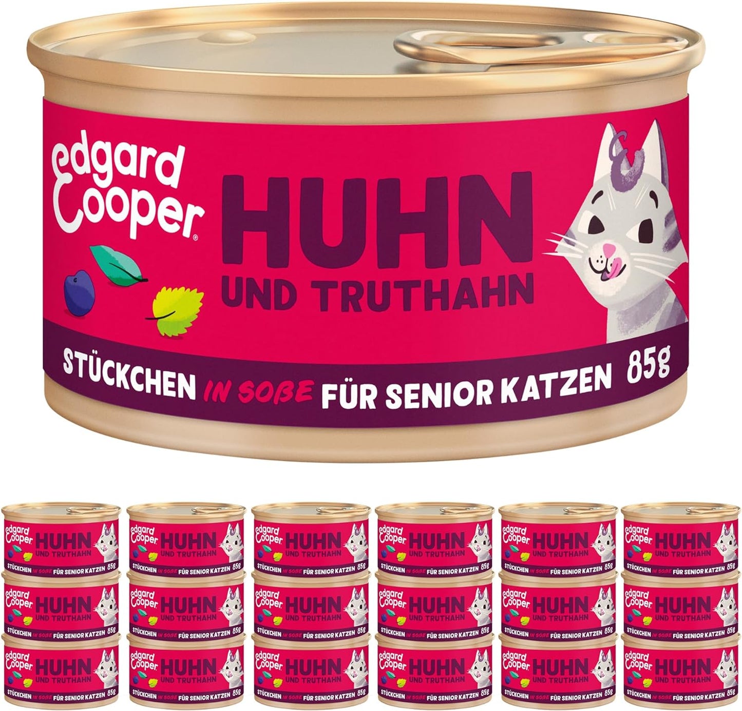 Stückchen in Sosse, Senior - Huhn/Truthahn