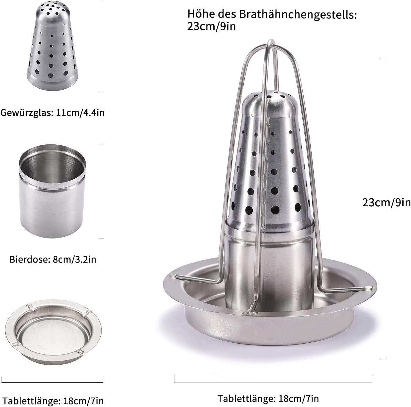 Hähnchenbräter mit Aromabehälter, 1