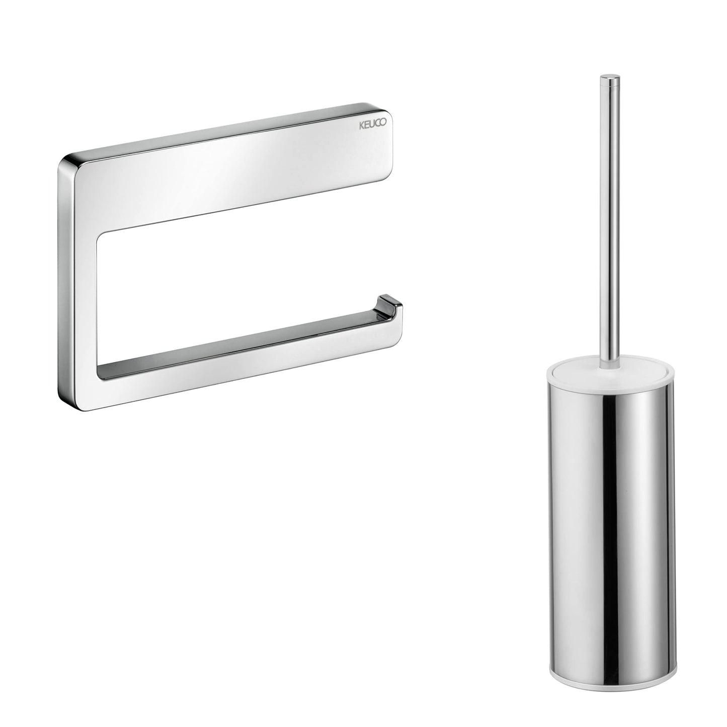 Toilettenpapierhalter und WC-Bürstengarnitur Set, Holder and Brush Set