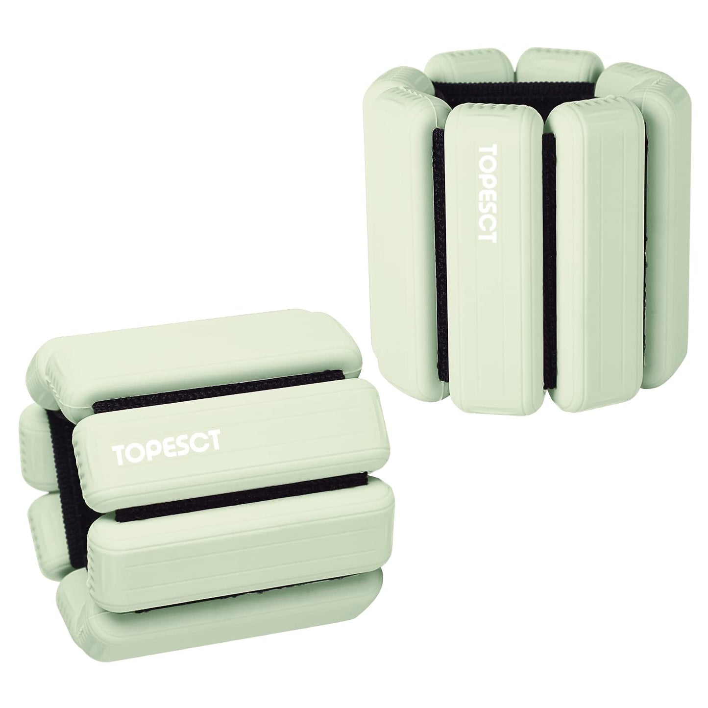 Verstellbare Handgelenk- und Knöchelgewichte, 2er-Set je 0,5 kg, 2lb/each Olivgrün