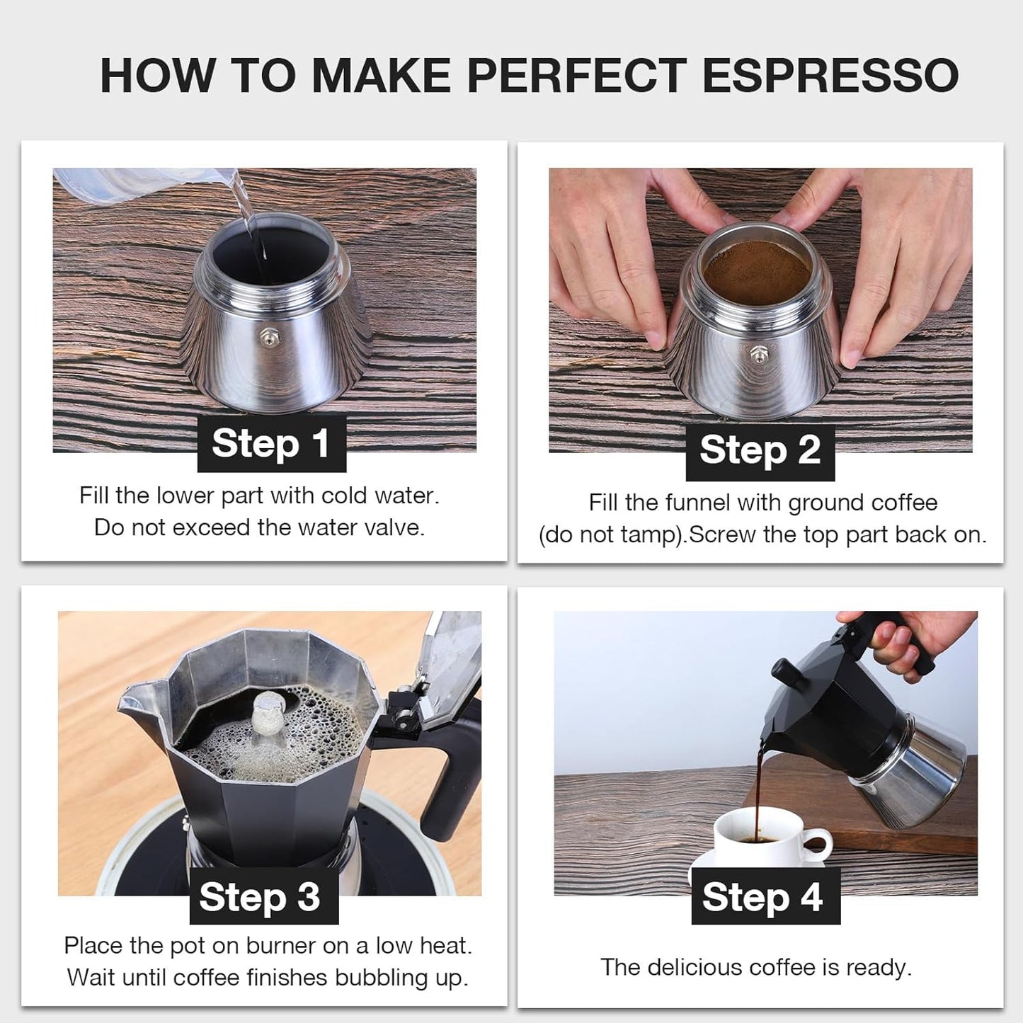 Espressokocher, Black And White