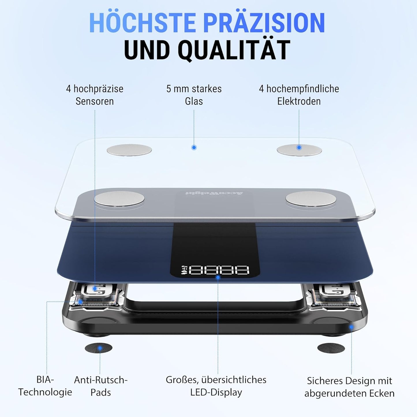 Digitale Körperfettwaage