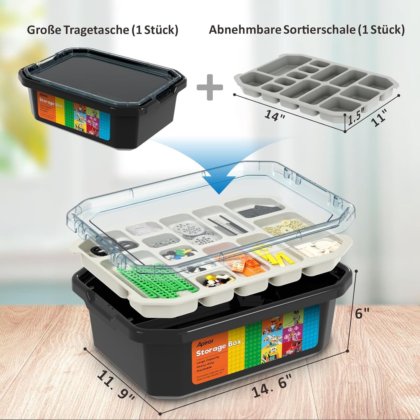 Programmierbarer Roboter-Bausatz für Kinder, Robot J(Storage)
