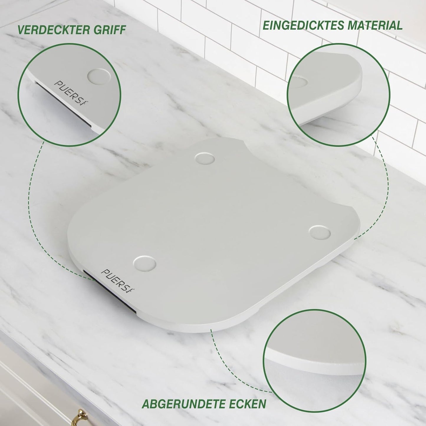 Gleitbrett für Thermomix, Schneeweiss