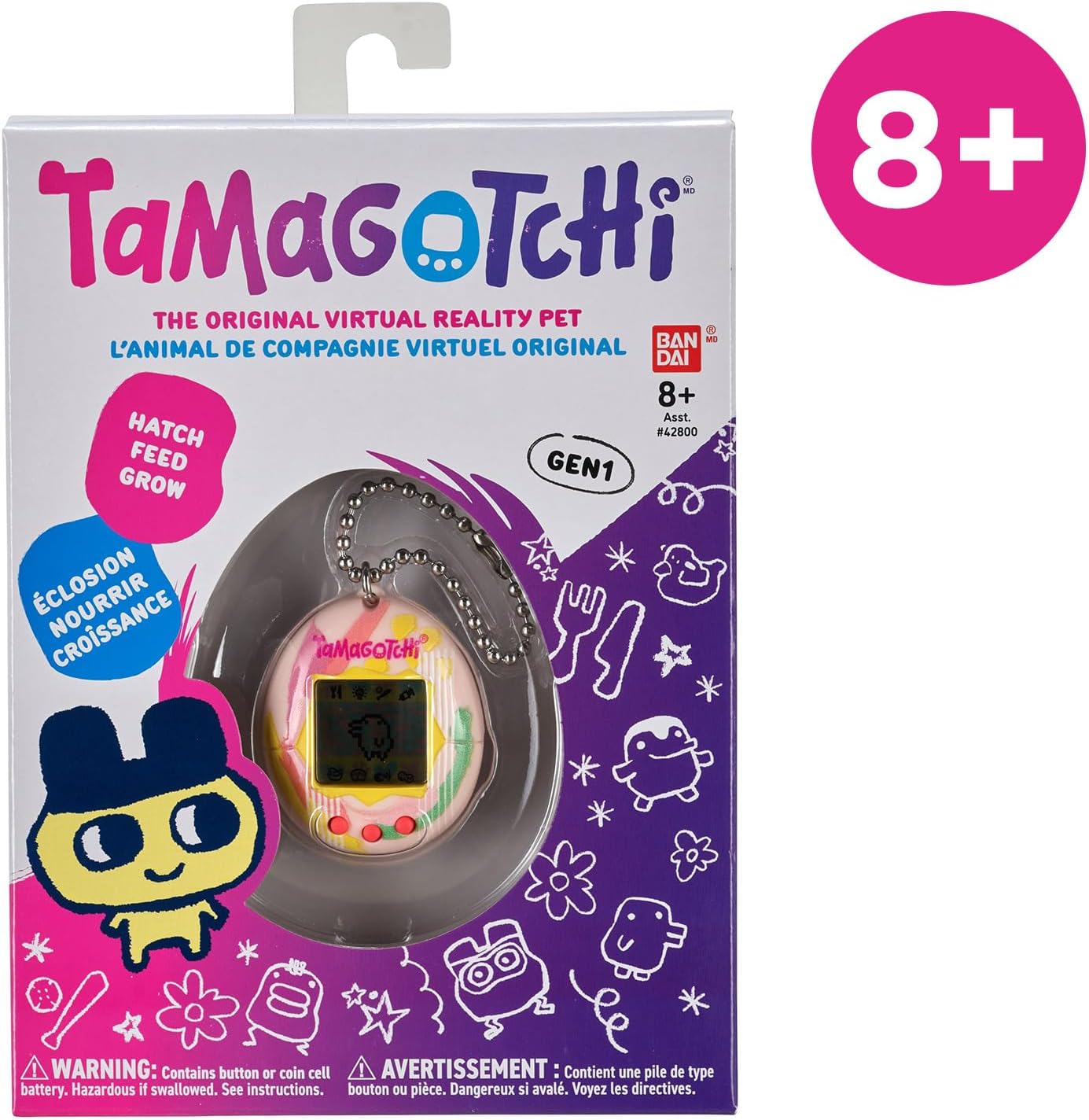Tamagotchi-Haustier mit Minispielen, Art Style