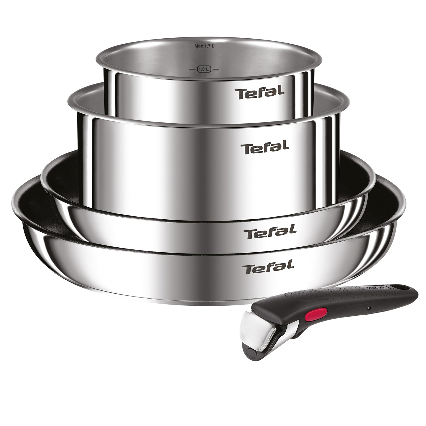 Ingenio Emotion Topf- und Pfannenset (5-teilig), 5-tlg. Set