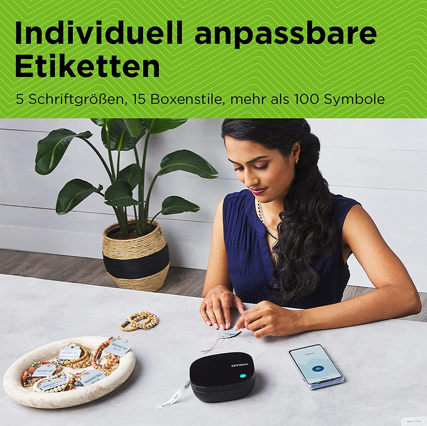 LetraTag 200B, Beschriftungsgerät, LT 200B Einzel Schwarz
