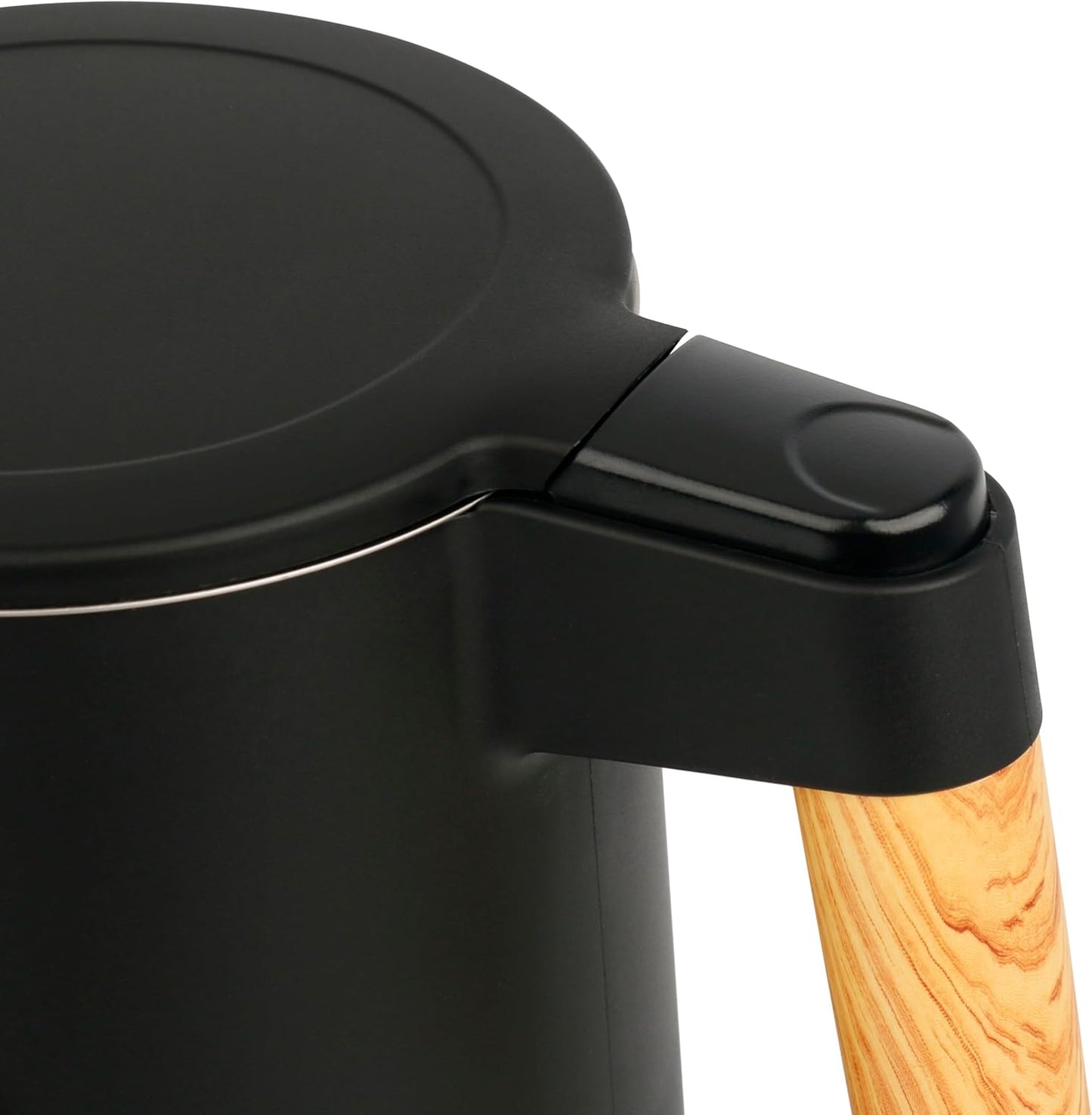 Wasserkocher WK-132230, Schwarz/Holzoptik
