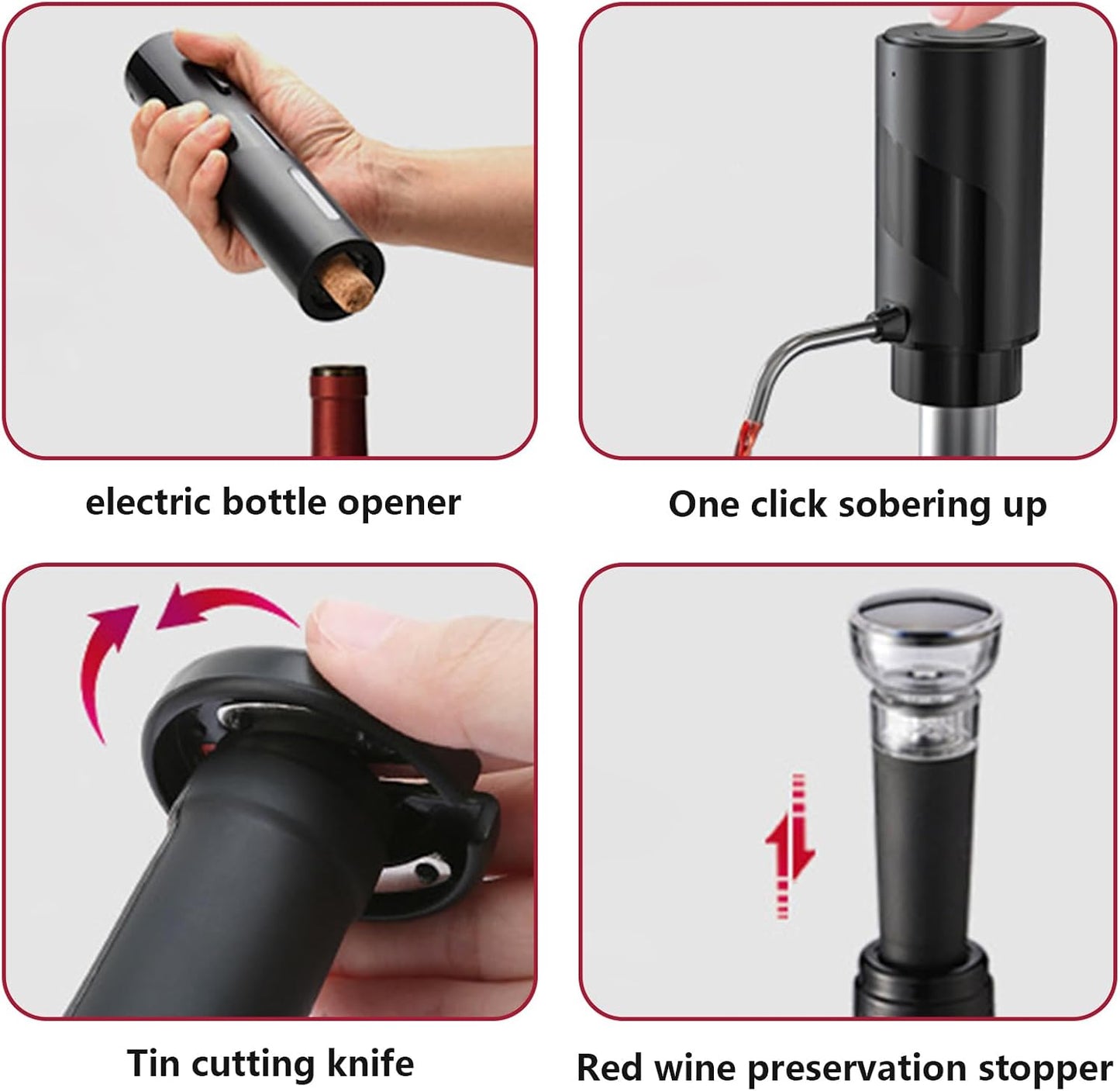 Elektrischer Weinöffner & Belüfter