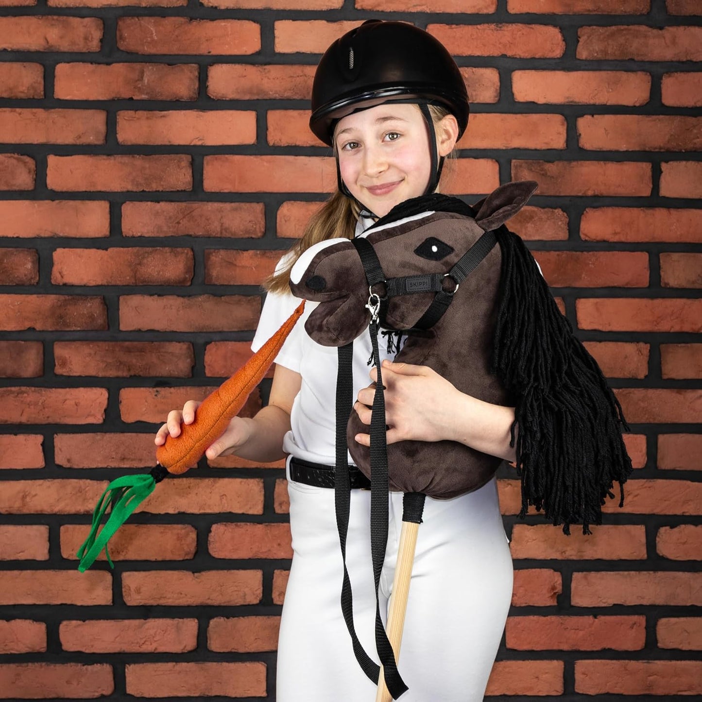 Hobby Horse mit Halfter und Zügeln