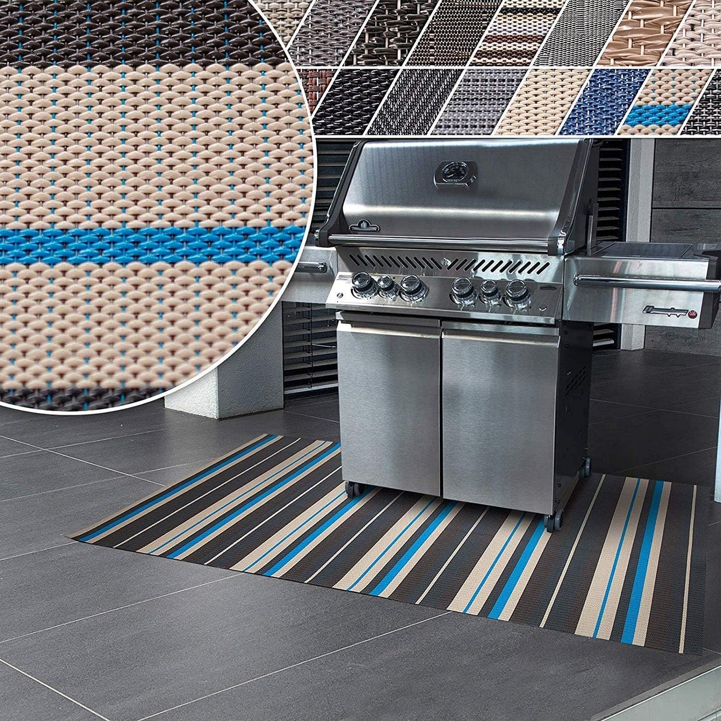 Rutschfeste Grillmatte Ravenna, 90 x 120 cm Ravenna