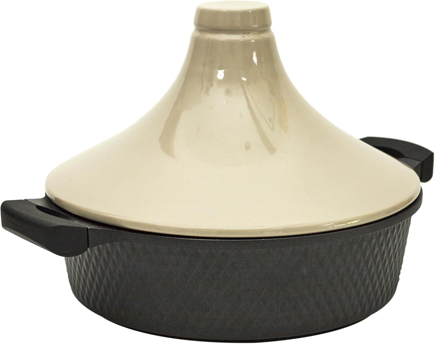 Tajine für alle Herdarten, Schwarz/Beige