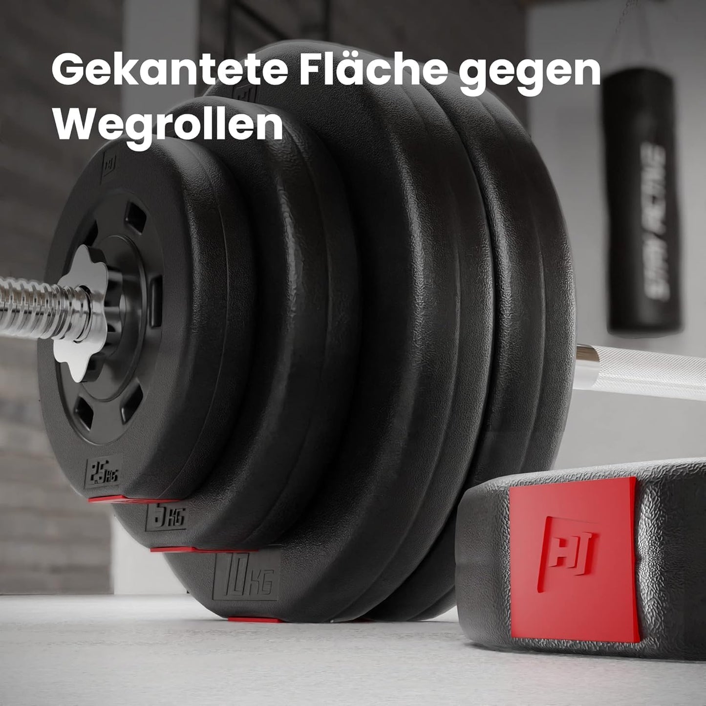 Hantelscheiben-Set (4 x 5 kg), 4 x 5 kg