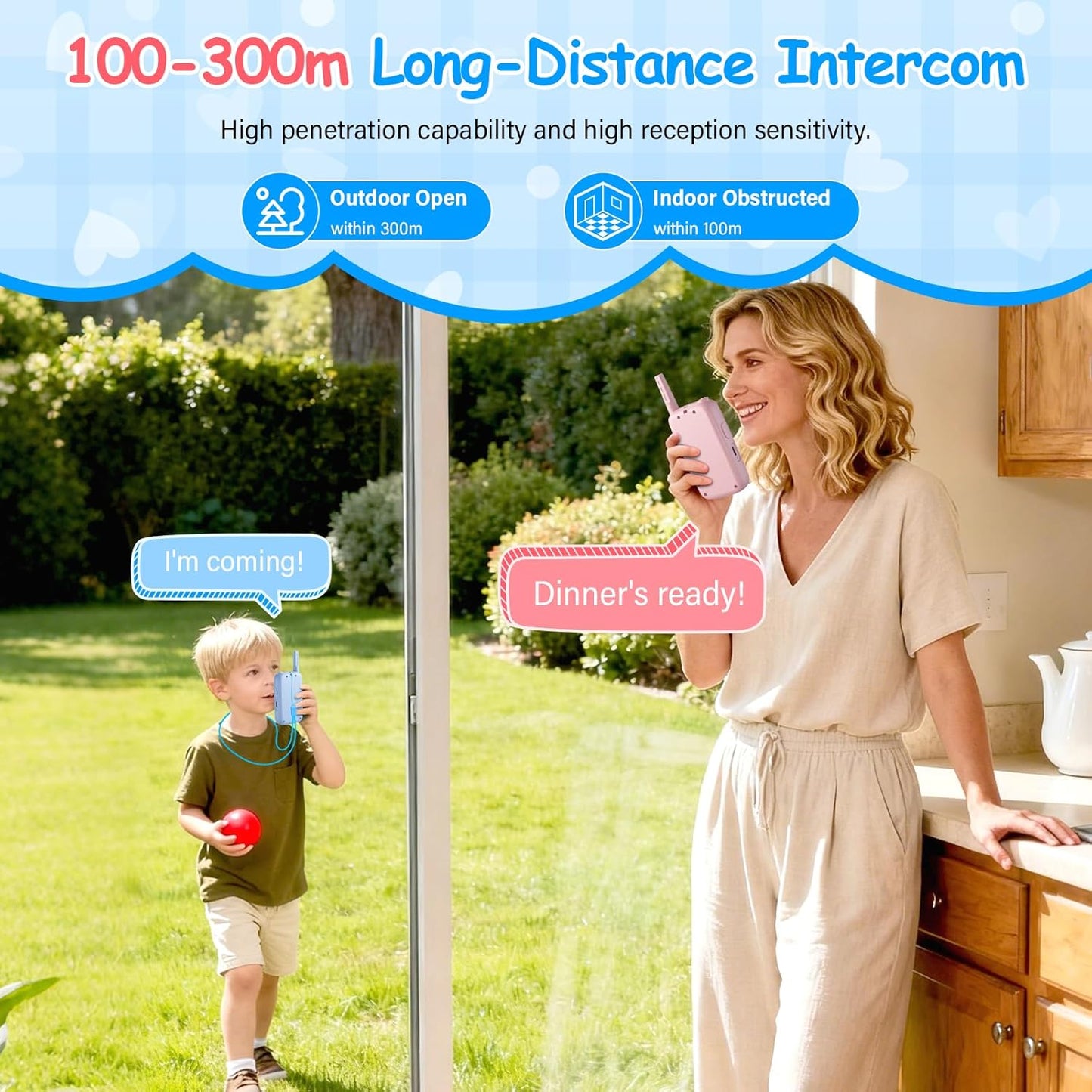 Video-Walkie-Talkie mit Stimmverzerrer