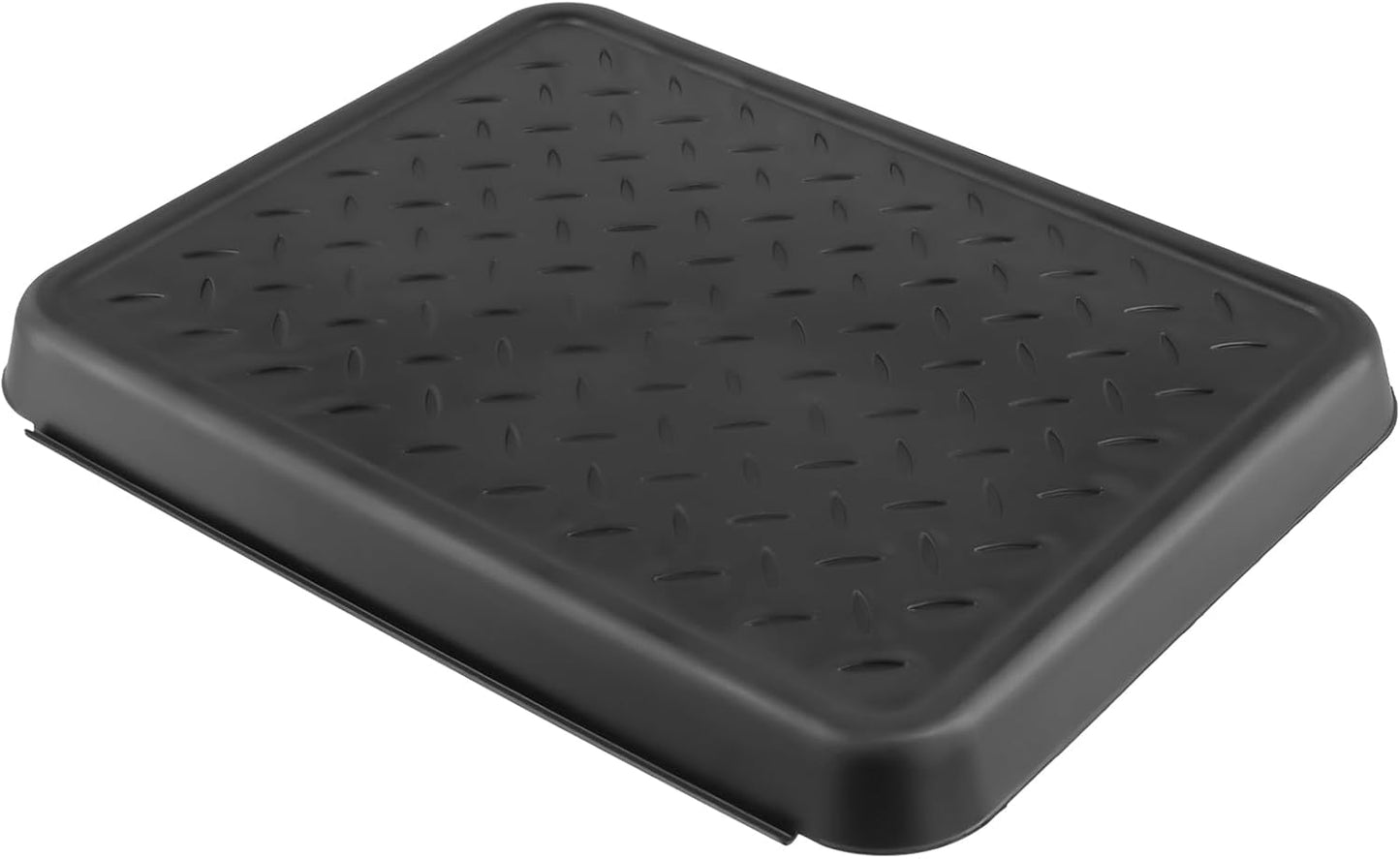 6-teiliges Schuhabtropfschalen-Set, Schwarz