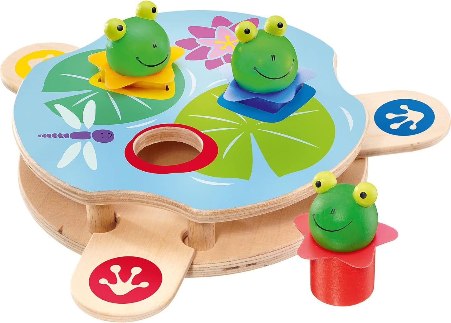 Saltino Frosch-Katapult Motorikspielzeug