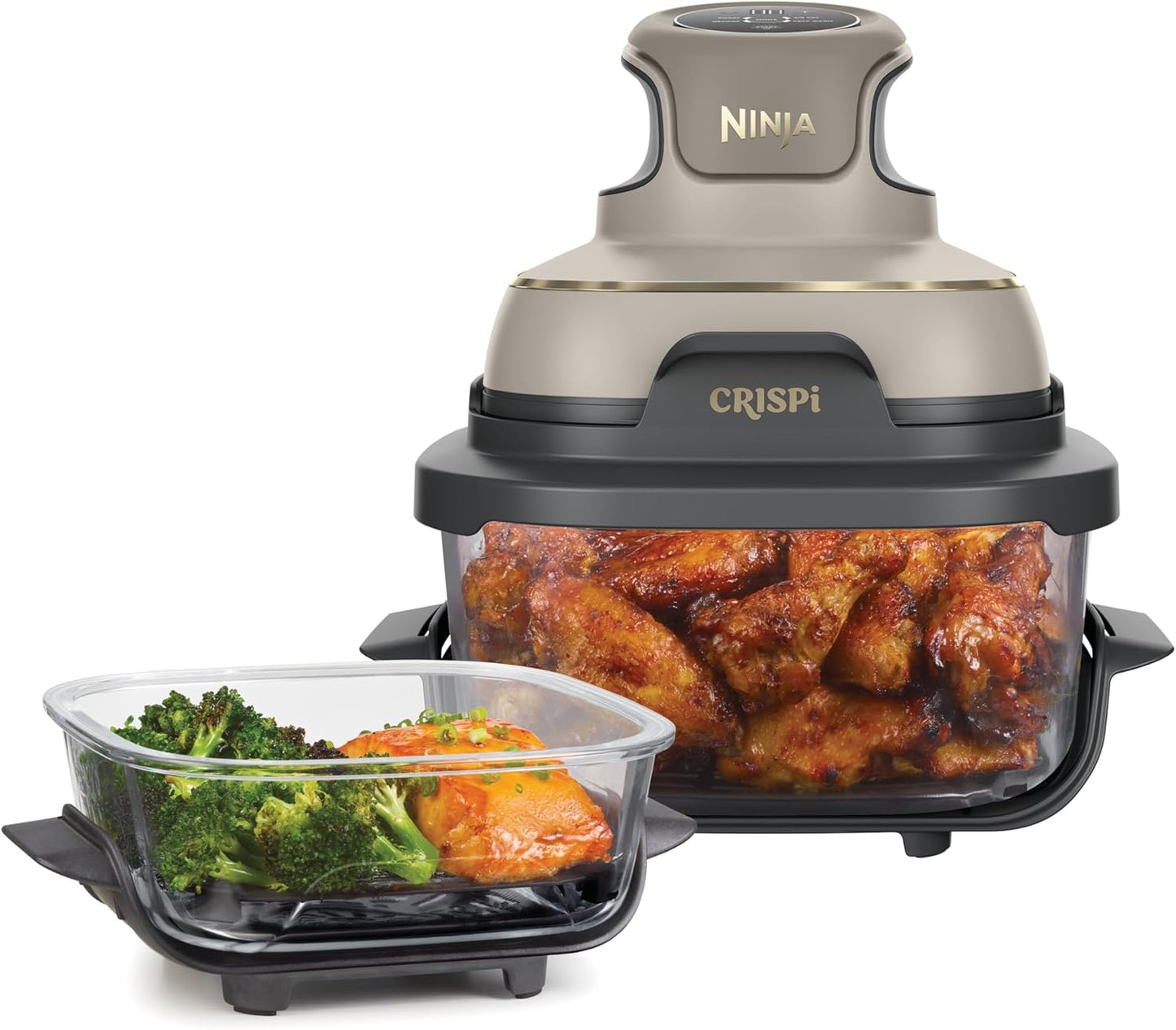 Crispi Power Pod 4-in-1 Airfryer, FN101EUSTGD, Stone Gold
