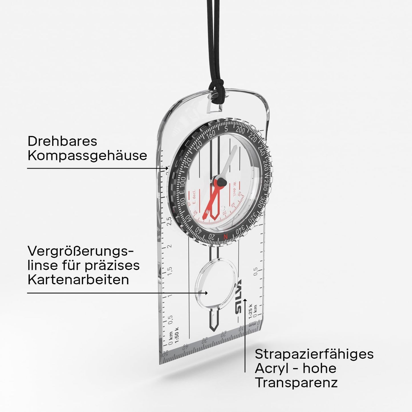 Outdoor-Wanderkompass Ranger No. 3