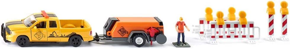 SUPER RAM 1500 mit Kompressoranhänger, Modellfahrzeug