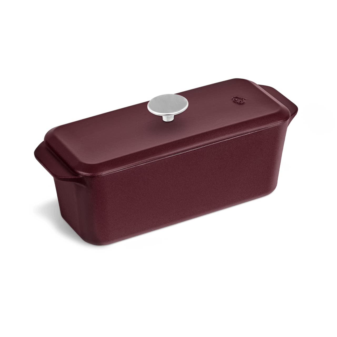 Kastenform mit Deckel, Guseisen Rot