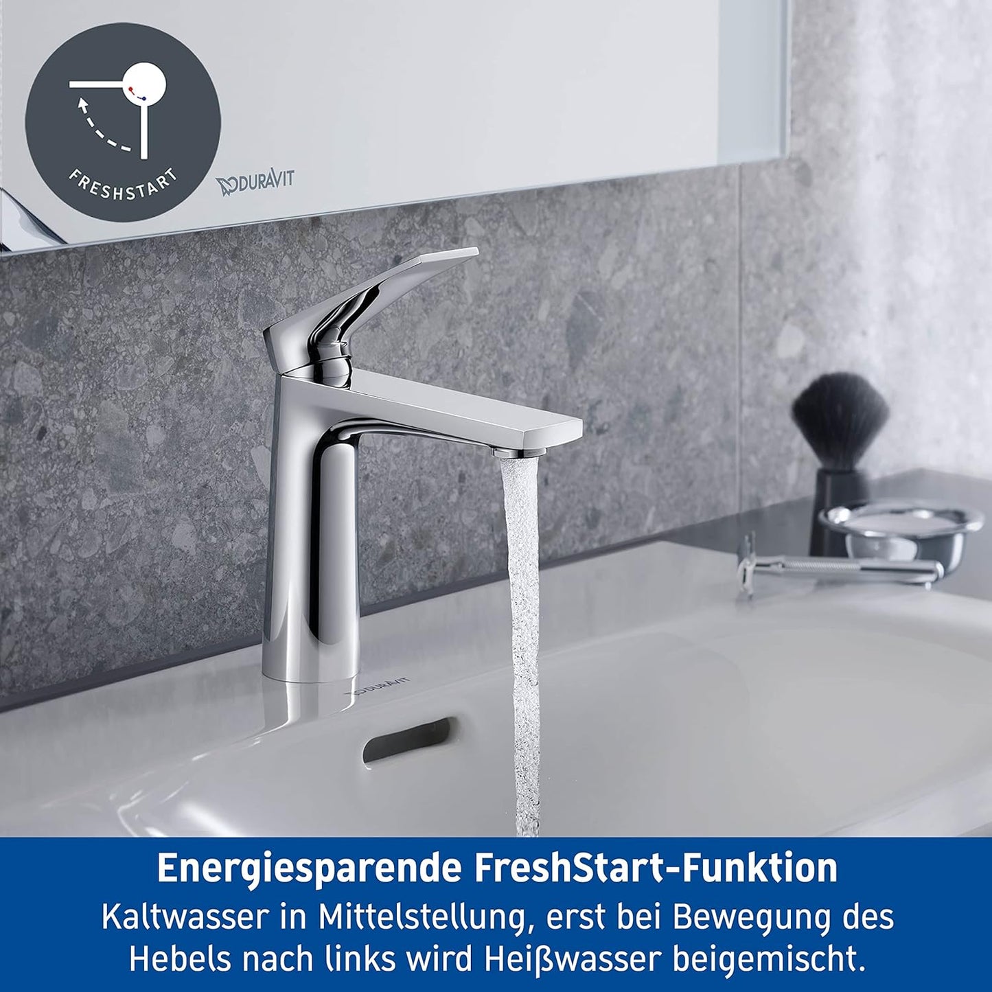 Tulum Waschtischarmatur mit FreshStart-Funktion